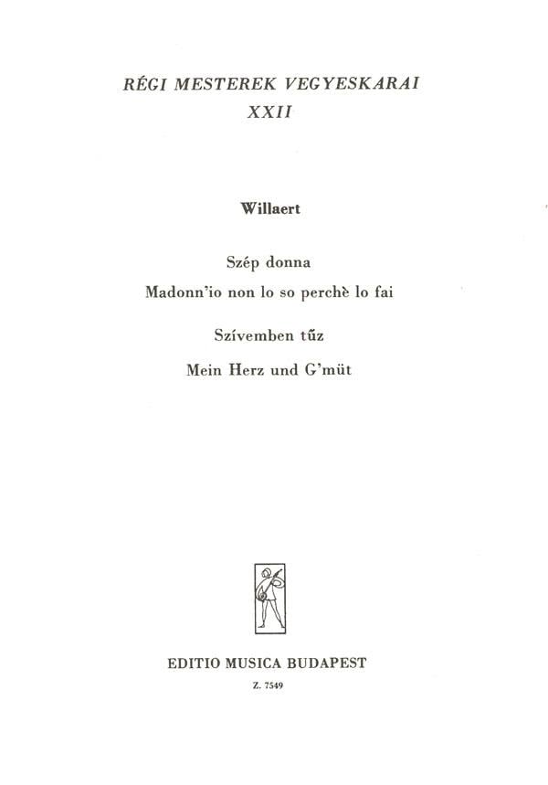 Old Masters' Mixed Choruses V22